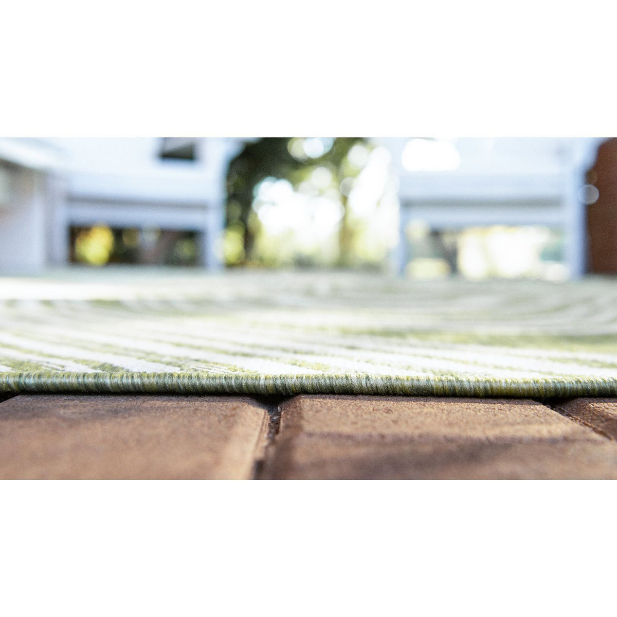 unique loom outdoor pool omd017grn green rug
