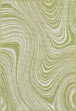 Unique Loom Outdoor Pool OMD017GRN Green Rug