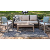 unique loom outdoor links trellis otr010cha charcoal ivory rug