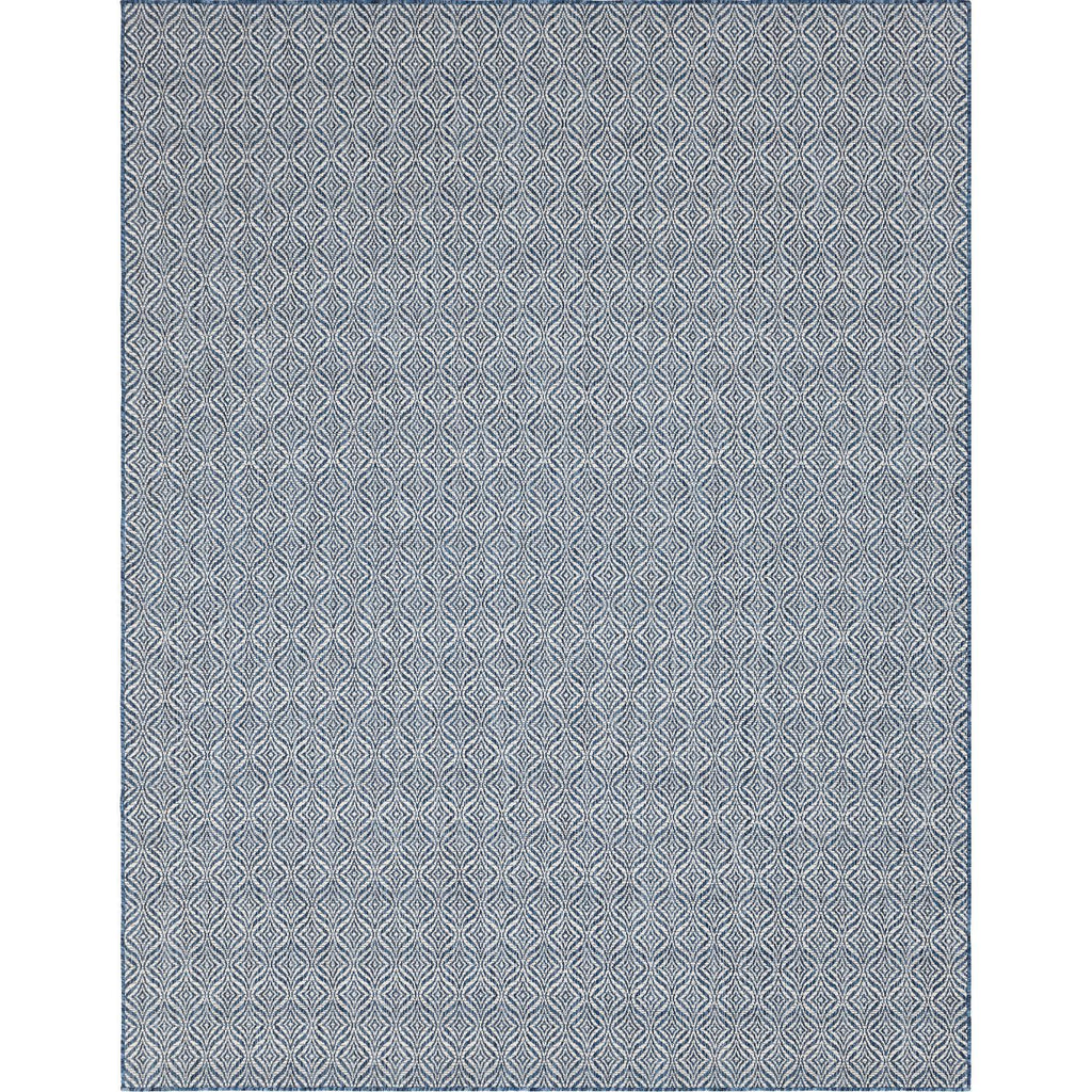 unique loom outdoor deco trellis otr011nvb navy blue ivory rug