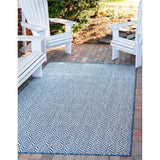 unique loom outdoor deco trellis otr011nvb navy blue ivory rug