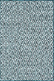 unique loom outdoor deco trellis otr011tll teal ivory rug