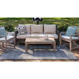 unique loom outdoor deco trellis otr011cha charcoal ivory rug
