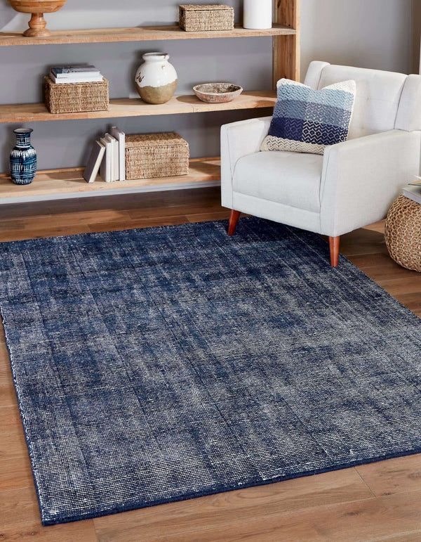 Unique Loom Jill Zarin English Manor Farmhouse Blueberry Rug