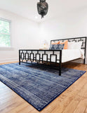Unique Loom Jill Zarin English Manor Farmhouse Blueberry Rug