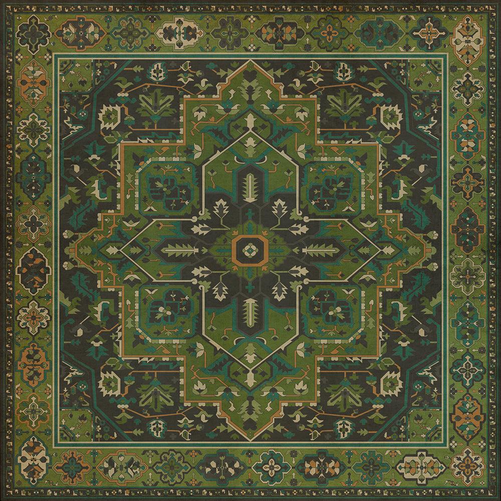 spicher and company persian bazaar camelot the green knight rug