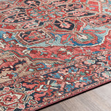 surya iris irs 2310 bright red rug