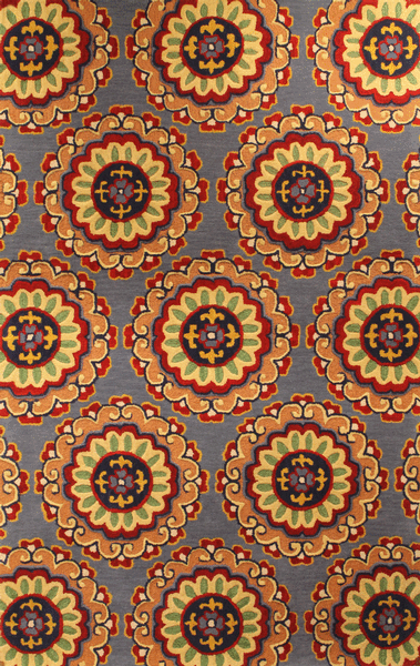 HRI New Visions 3605 Grey Blue Rug