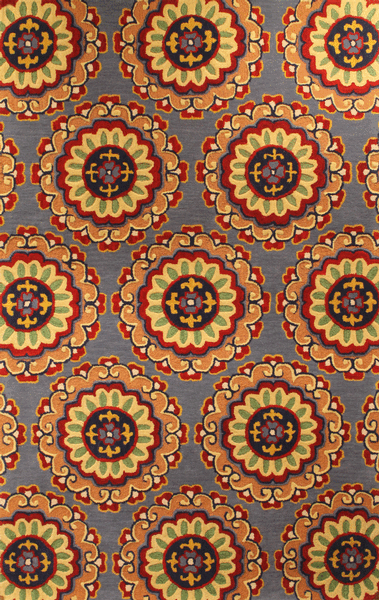 HRI New Visions 3605 Grey Blue Rug