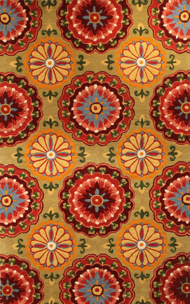 HRI New Visions 3614 Goldenrod Rug
