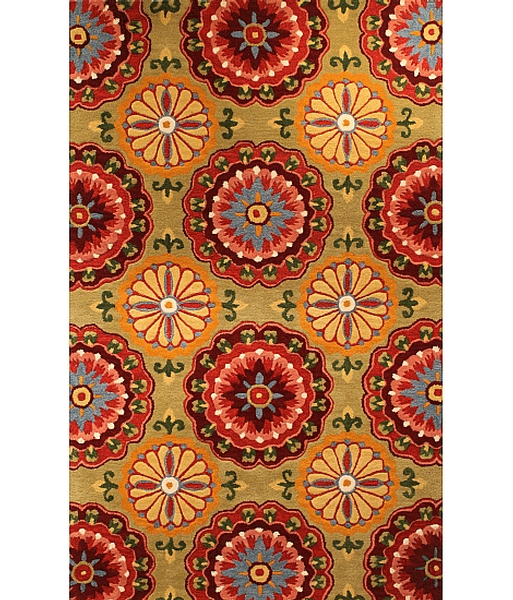 HRI New Visions 3614 Light Sage Rug