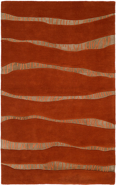 HRI Cambridge 36198 Rust Rug