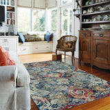 capel benz adana 3821 navy rug