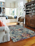 capel benz adana 3821 navy rug