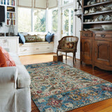 capel benz manisa 3824 med blue rug