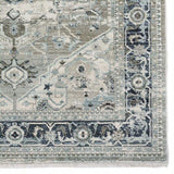 capel alden heriz 3942 silver grey rug