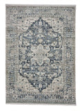 capel alden medallion 3943 slate blue rug