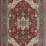 capel alden medallion 3943 classic red rug