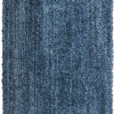 unique loom jill zarin shaggy chic shaggy blueberry blue rug