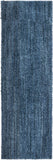unique loom jill zarin shaggy chic shaggy blueberry blue rug