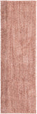 unique loom jill zarin shaggy chic shaggy grapefruit pink rug