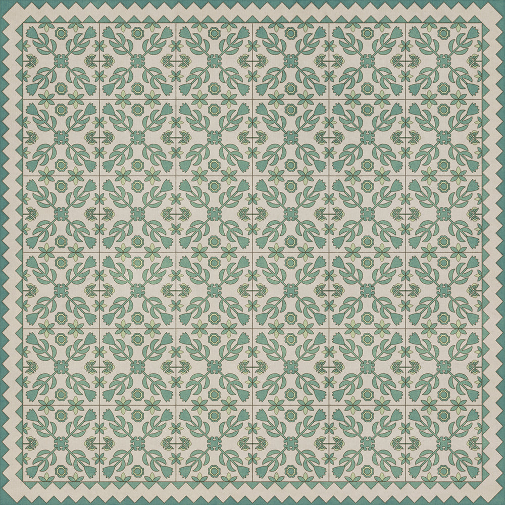 spicher and company american folk art museum floral quilt first snow rug