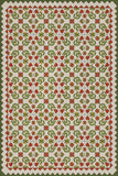 spicher and company american folk art museum floral quilt flowers in the mirror rug