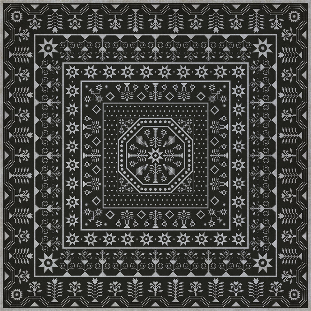 spicher and company american folk art museum embroidery winters midnight rug