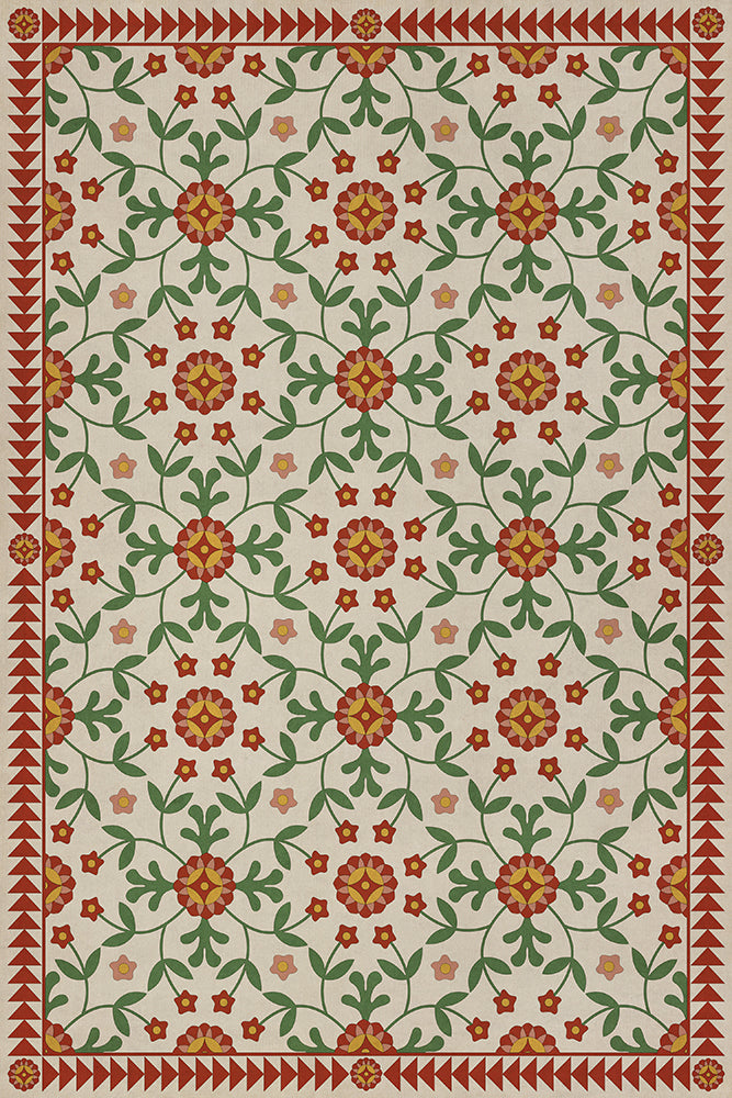spicher and company american folk art museum whig rose contemplation rug