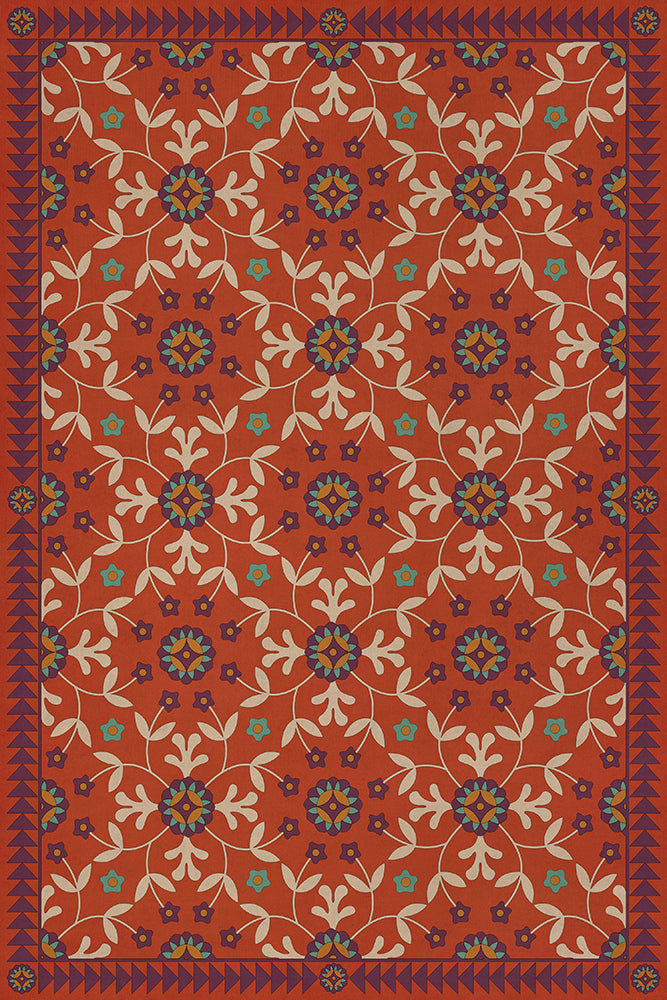 spicher and company american folk art museum whig rose the flaming heart rug