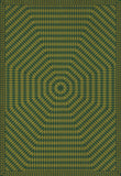 spicher and company american folk art museum sunburst and sit on a green knoll rug