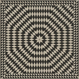 spicher and company american folk art museum sunburst of night and light rug