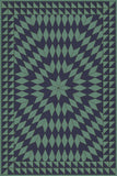 spicher and company american folk art museum sunburst winter in the shade rug