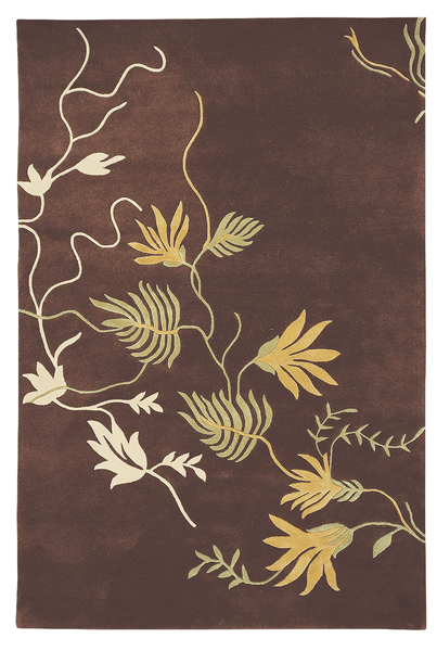 Delos, Inc. Delos Styles 41415 Espresso Rug