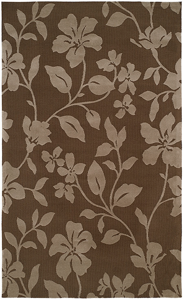 HRI Destiny 444 Chocolate Rug