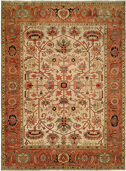 HRI Serapi Heritage SH45 Ivory Rug