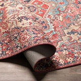 surya iris irs 2310 bright red rug