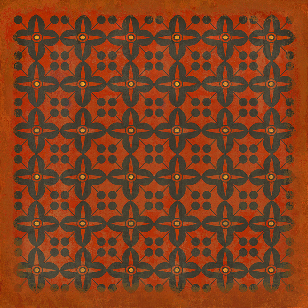 spicher and company classic vinyl pattern 03 red rum rug