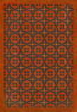 spicher and company classic vinyl pattern 03 red rum rug