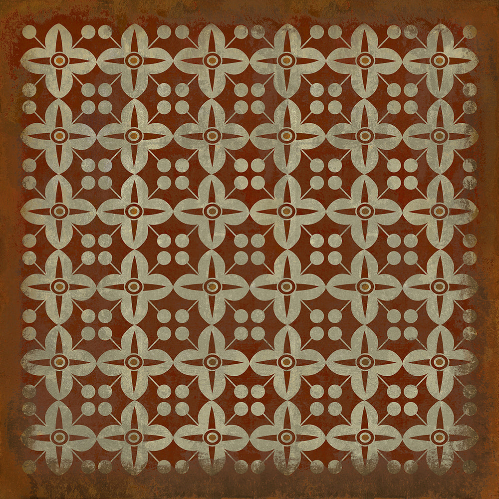 spicher and company classic vinyl pattern 03 poppy field rug