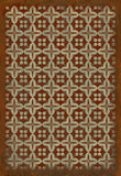 spicher and company classic vinyl pattern 03 poppy field rug