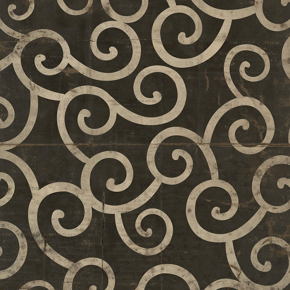 spicher and company classic vinyl pattern 04 it was a dark and stormy night rug