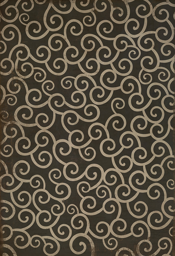 spicher and company classic vinyl pattern 04 it was a dark and stormy night rug