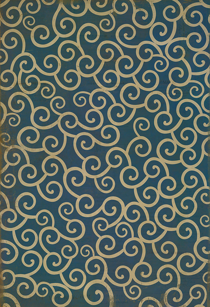 spicher and company classic vinyl pattern 04 tsunami rug
