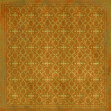 spicher and company classic vinyl pattern 05 colonel mustard rug