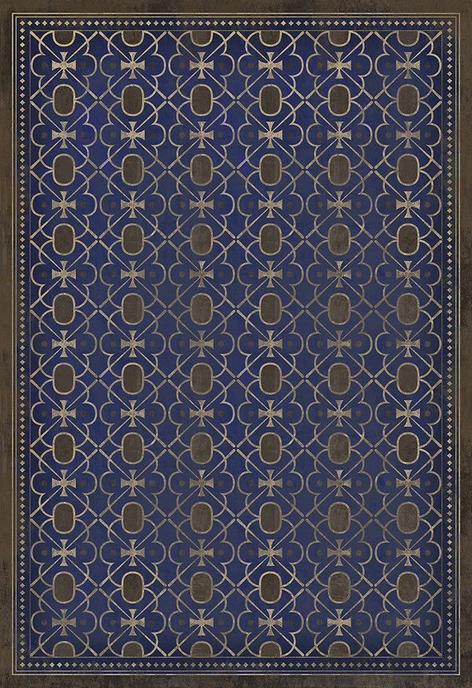 spicher and company classic vinyl pattern 05 inspector lestrade rug