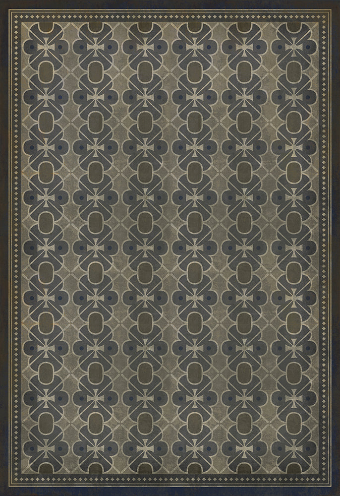 spicher and company classic vinyl pattern 05 london fog rug