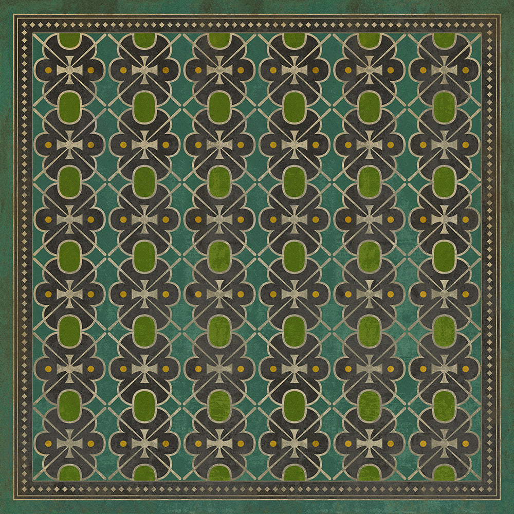 spicher and company classic vinyl pattern 05 miss havisham rug
