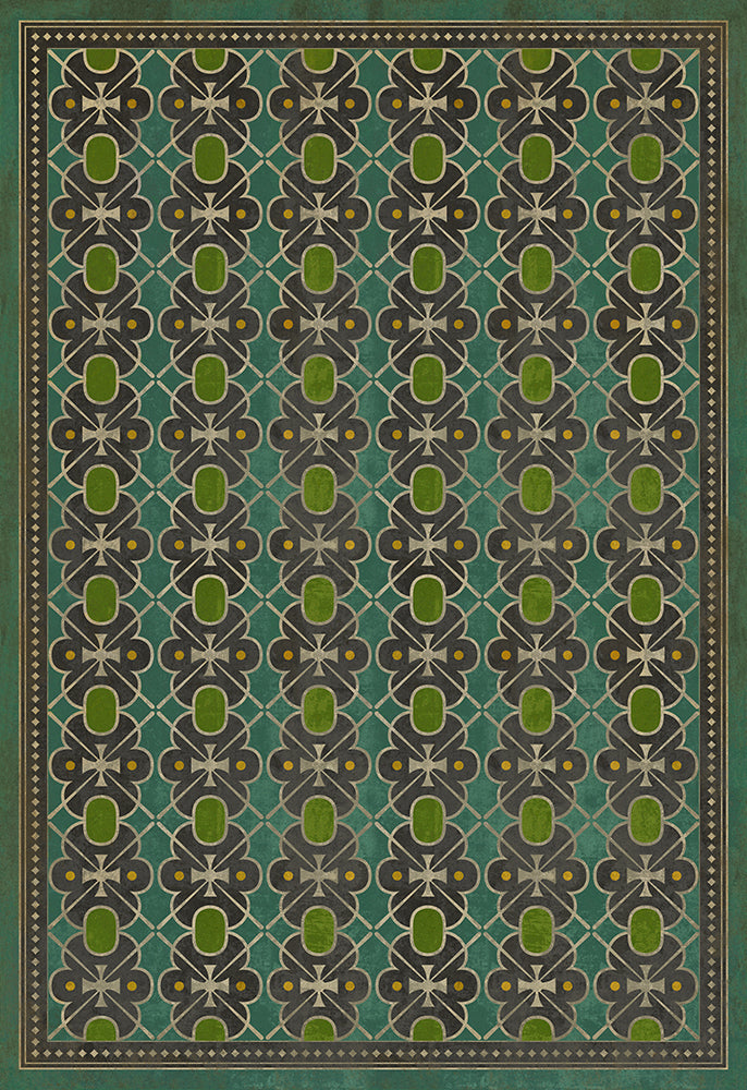 spicher and company classic vinyl pattern 05 miss havisham rug