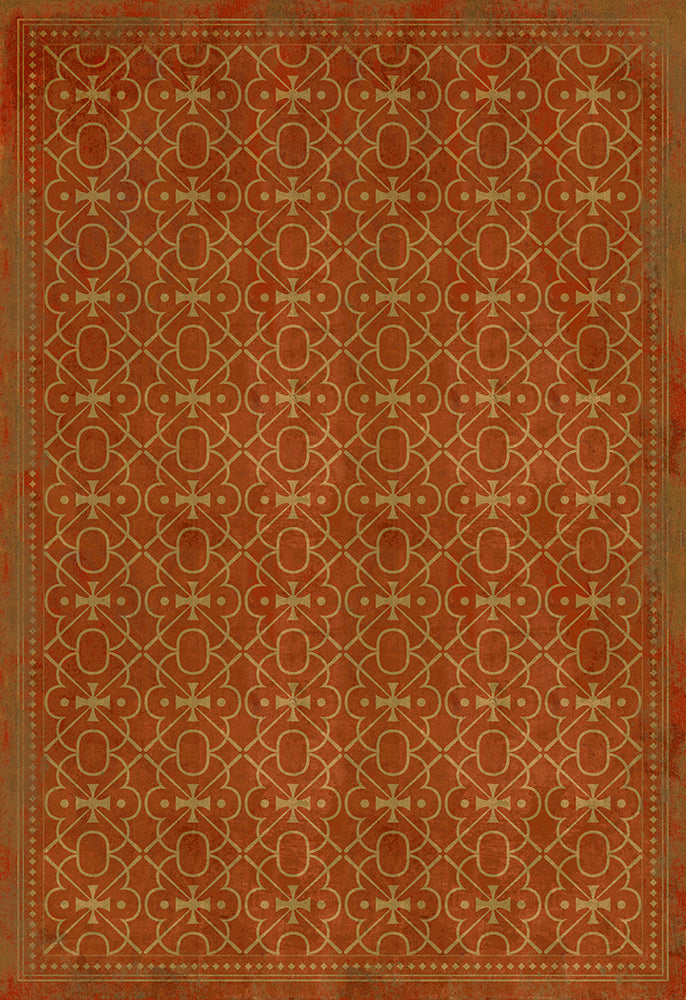 spicher and company classic vinyl pattern 05 miss scarlet rug